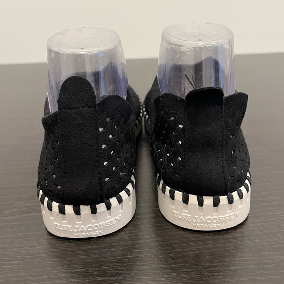 Ilse Jacobsen Tulip Perforated Slip On Sneaker Black Women’s EU 37 US 6.5-7 - Picture 6 of 10